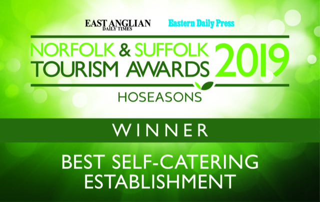 Norfolk & Suffolk Tourism Awards - WINNER, Best self-catering establishment