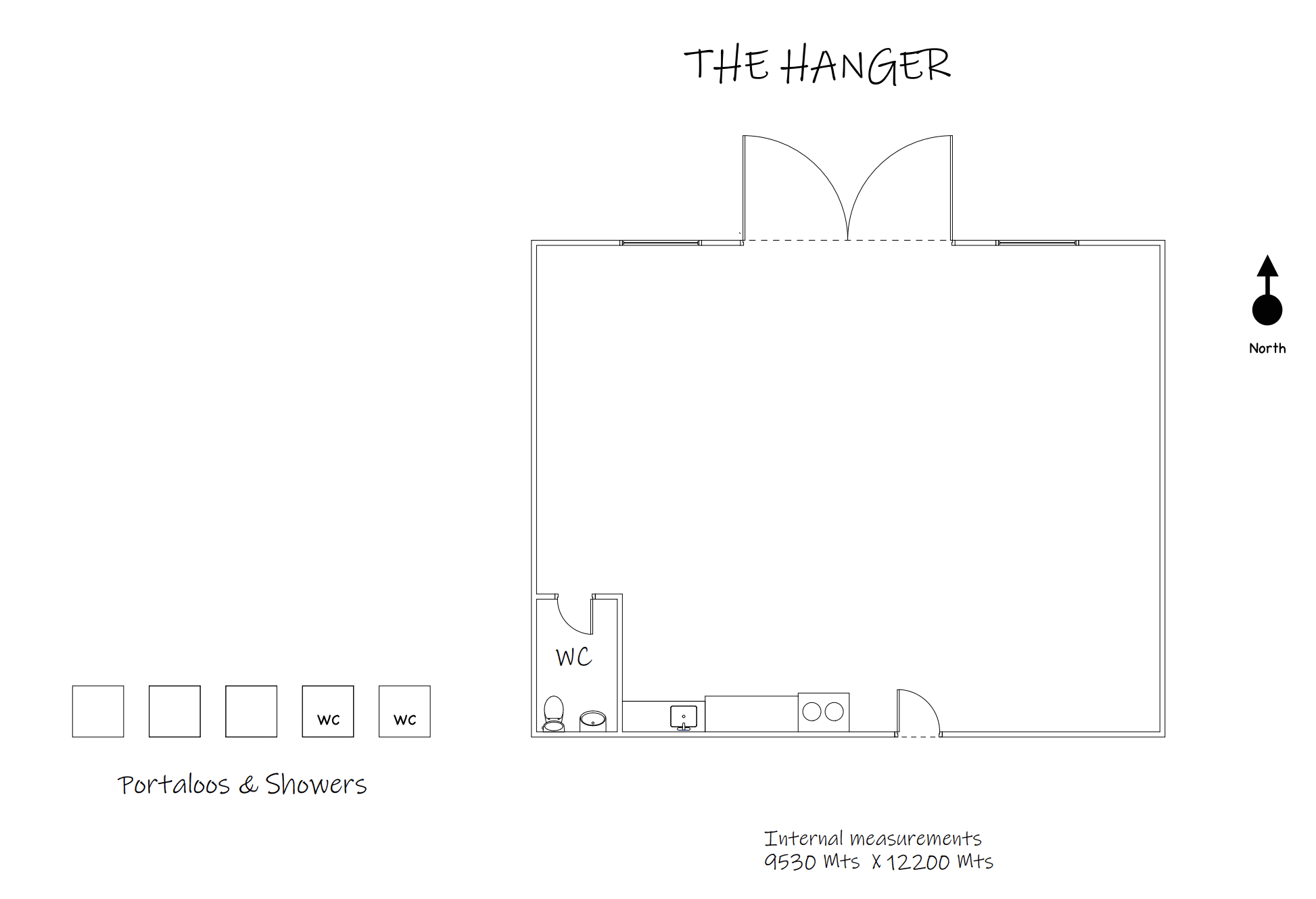 The Hangar Floorplan